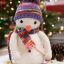 Knitted Snowman Free Pattern