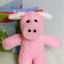 Knitted Rosy The Cable Piglet