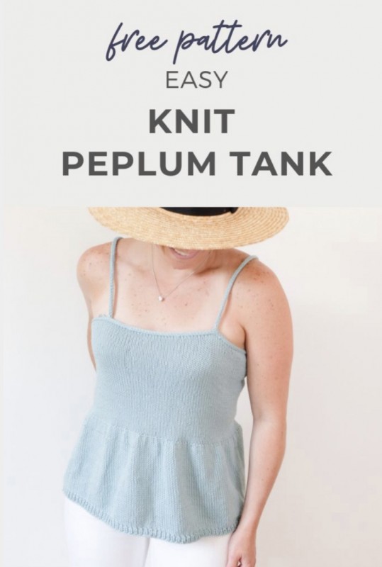 DIY The Parkside Peplum Top — All Knitting Ideas